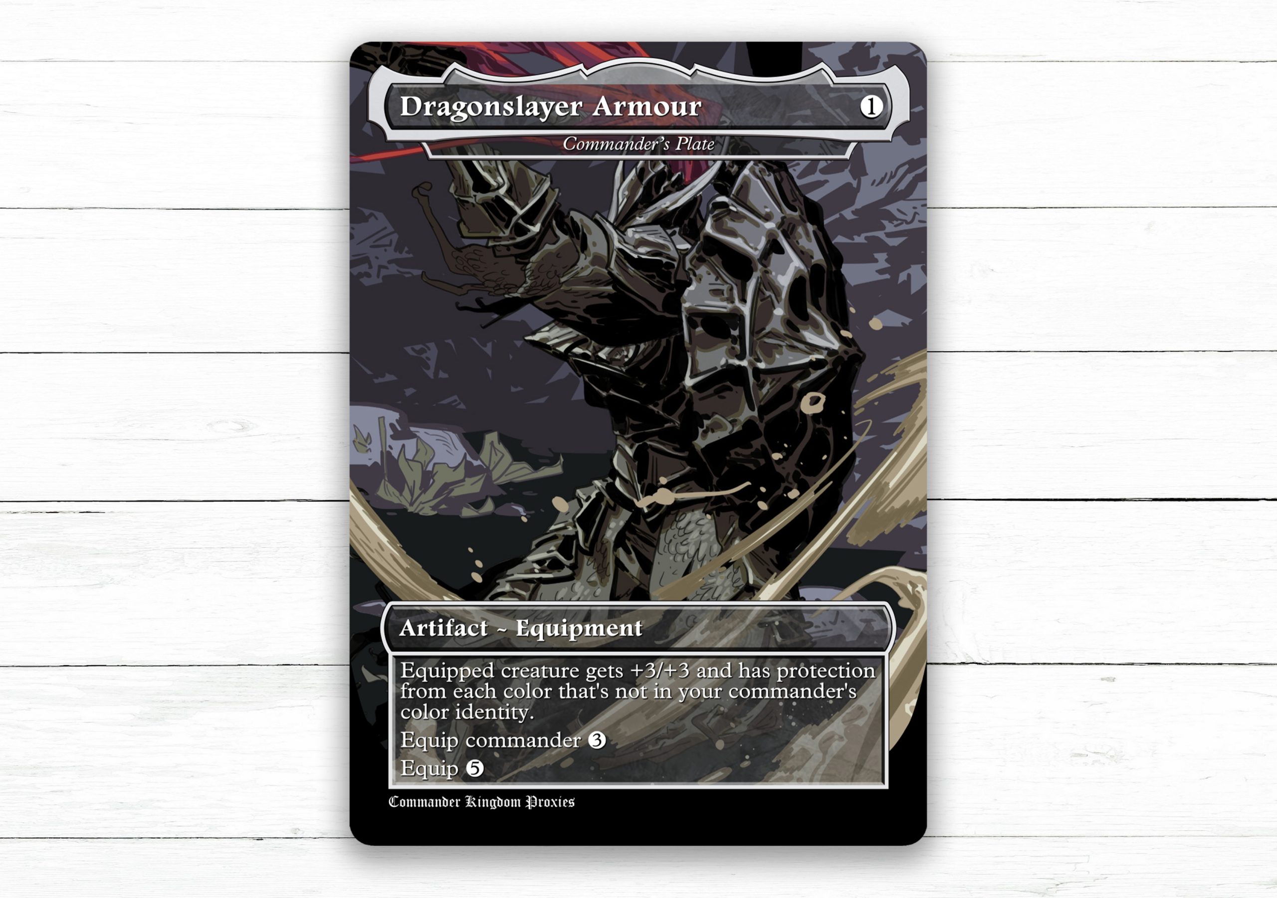 Dark Souls Mtg Custom Art Full Art Style Set Print Mtg