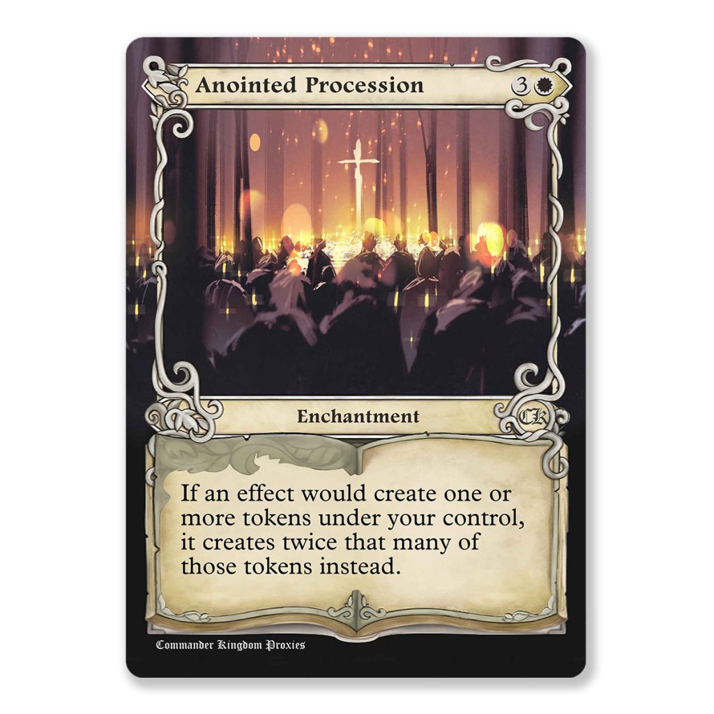 Anointed Procession | Adventure Custom MTG Proxy Card - Print MTG