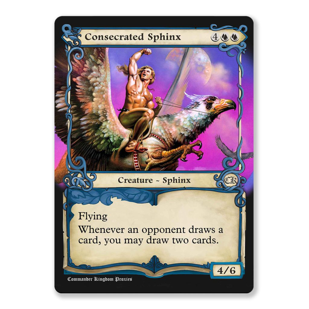 Consecrated Sphinx | Adventure Custom MTG Proxy Card - Print MTG