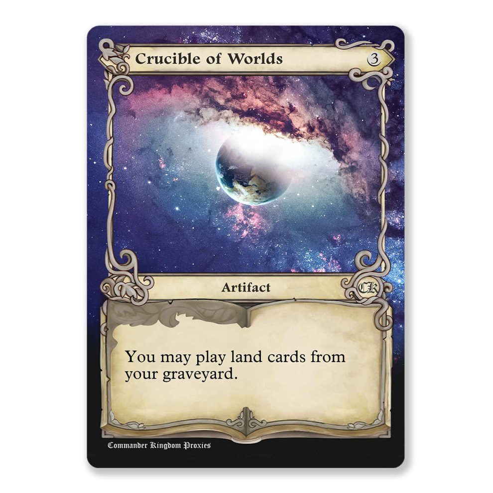 Crucible of Worlds 2 Adventure Custom MTG Proxy Card Print MTG