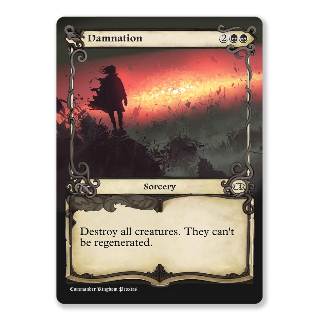 Damnation Adventure Custom MTG Proxy Card Print MTG