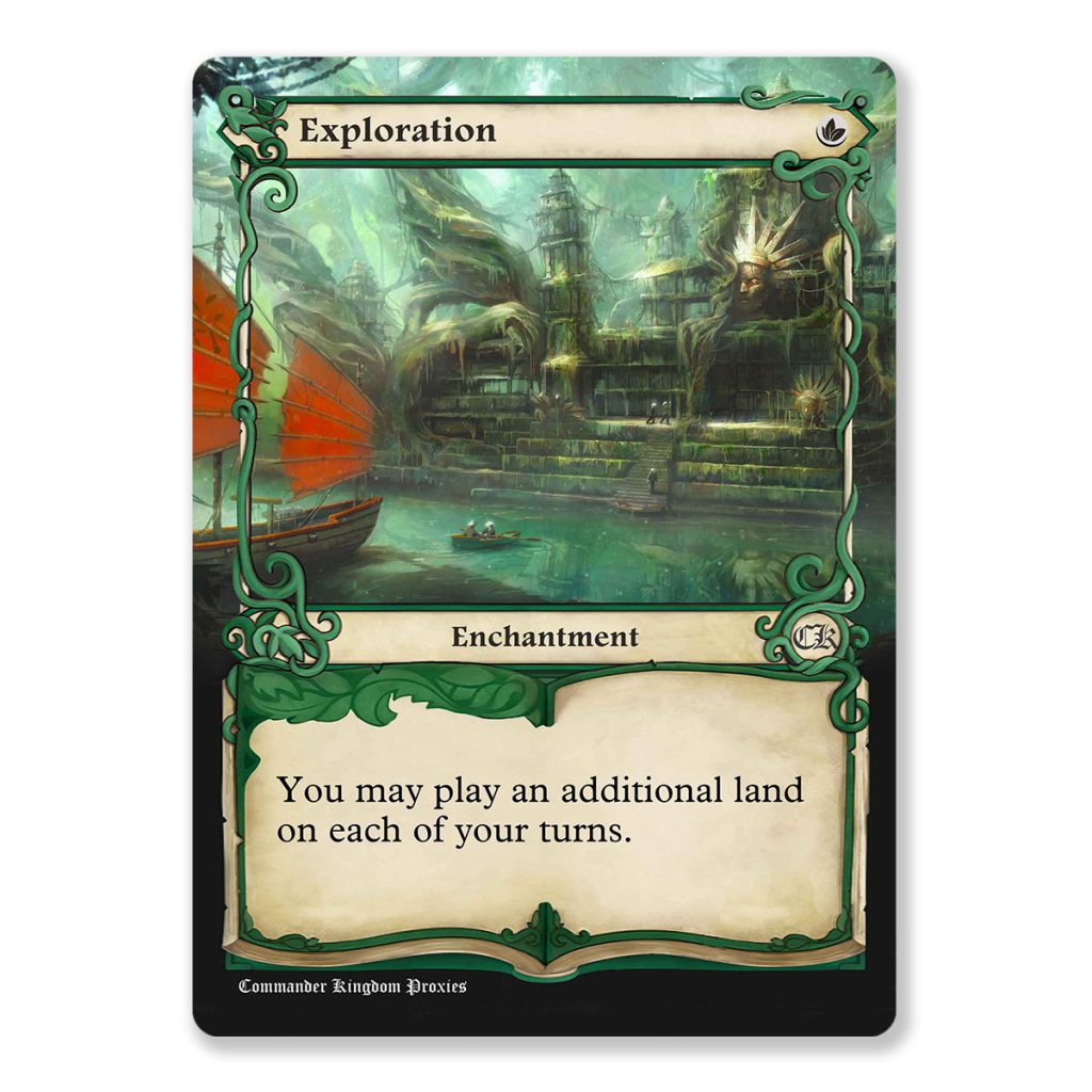 Exploration 2 Adventure Custom MTG Proxy Card Print MTG
