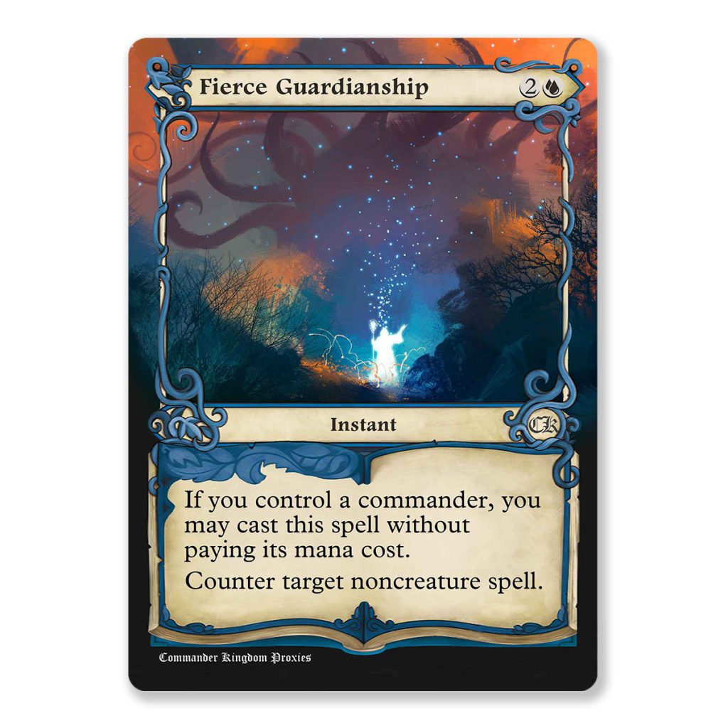 Fierce Guardianship Adventure Custom MTG Proxy Card Print MTG