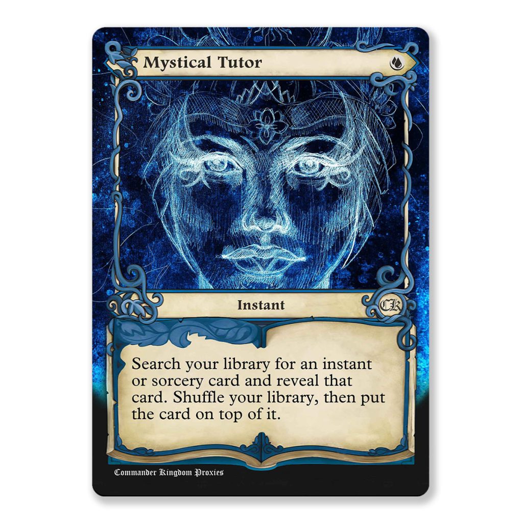 Mystical Tutor Adventure Custom MTG Proxy Card Print MTG