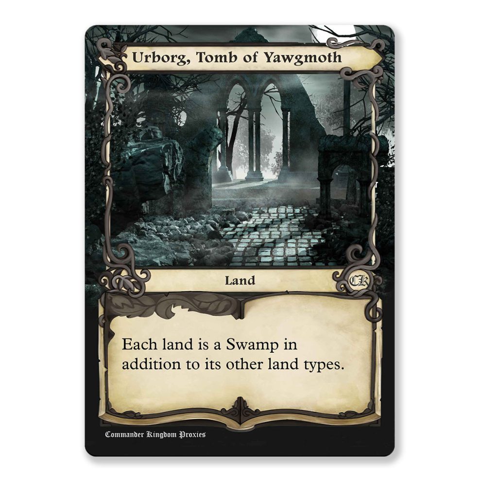 Urborg Tomb of Yawgmoth | Adventure Custom MTG Proxy Card - Print MTG