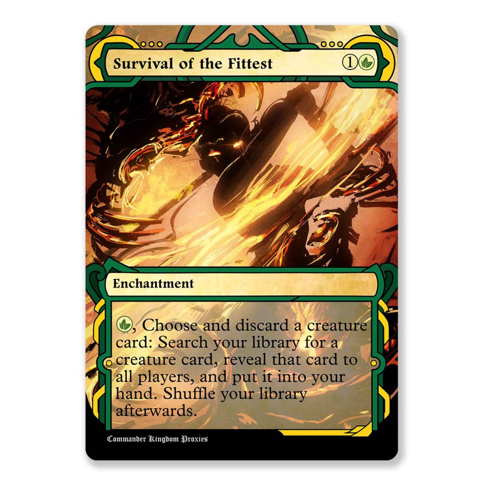 Survival of the Fittest Mystical Archives Custom MTG Proxy Card Print MTG