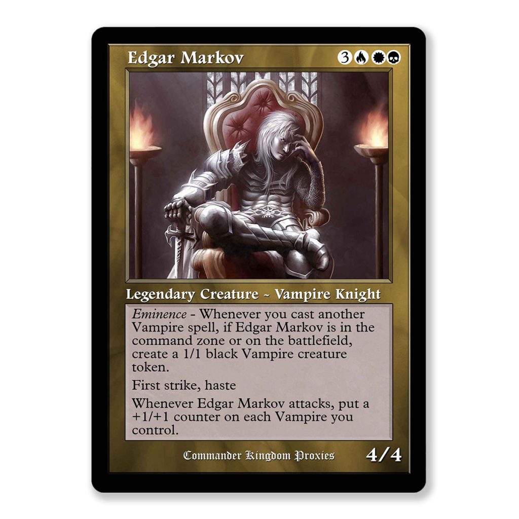 Edgar Markov Vintage Custom MTG Proxy Card Print MTG