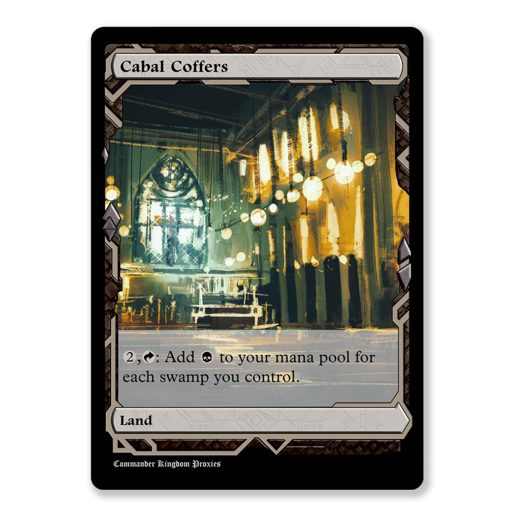 Cabal Coffers Expeditions Custom MTG Proxy Card Print MTG