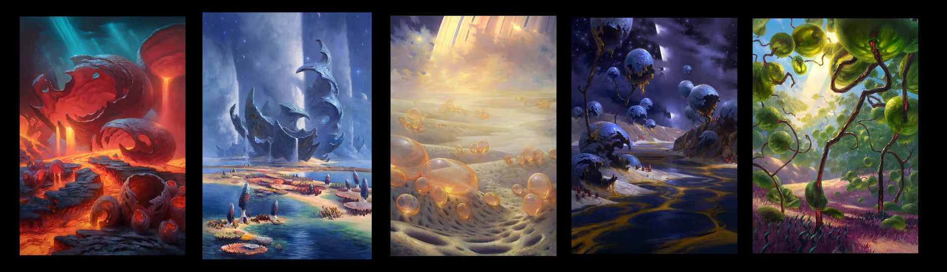 The 56,000 Magic of Unfinity Lands Print MTG