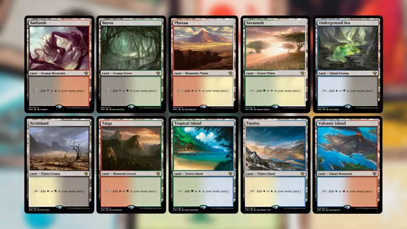 Dual Lands in Magic the Gathering